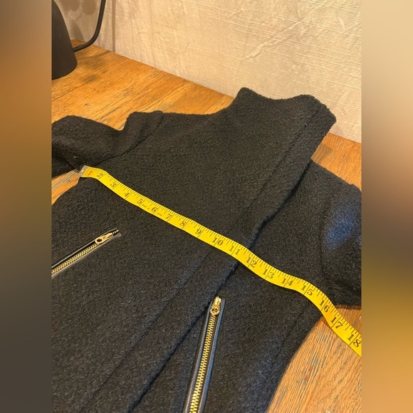 📍🖤 Black wool-blend moto jacket – Juicy Couture – Size S🖤 - Picture 5 of 10